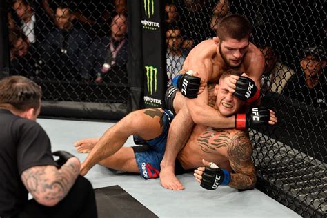 UFC 242 Results: Khabib Submits Poirier .